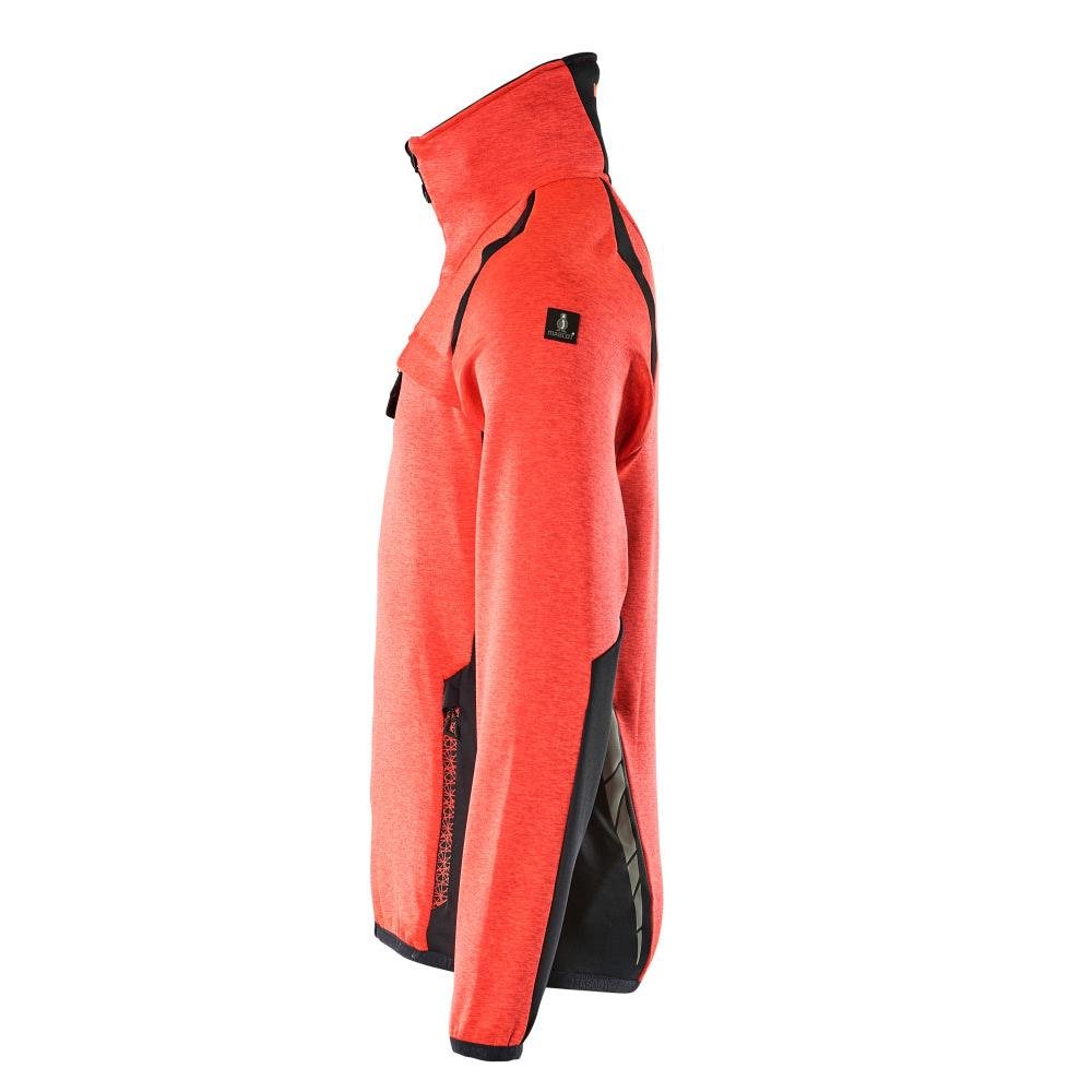 Fleece-villapaita vetoketjulla mikrofleece-takki