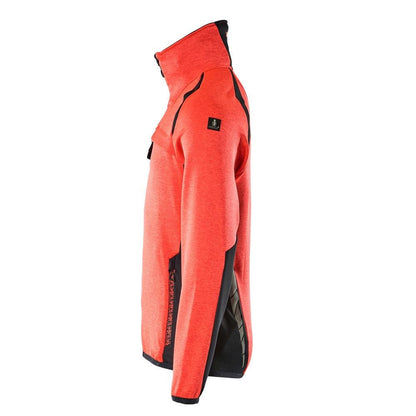 Fleece-villapaita vetoketjulla mikrofleece-takki