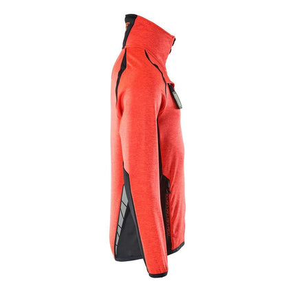 Fleece-villapaita vetoketjulla mikrofleece-takki