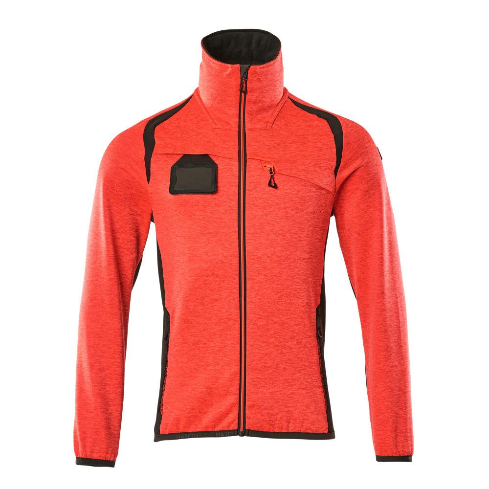 Fleece-villapaita vetoketjulla mikrofleece-takki