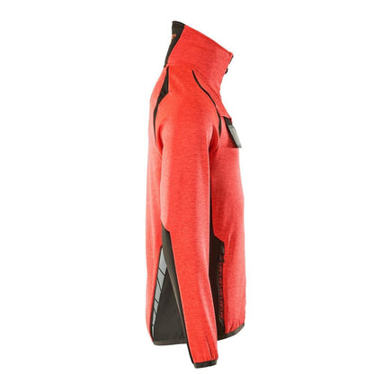 Fleece-villapaita vetoketjulla mikrofleece-takki
