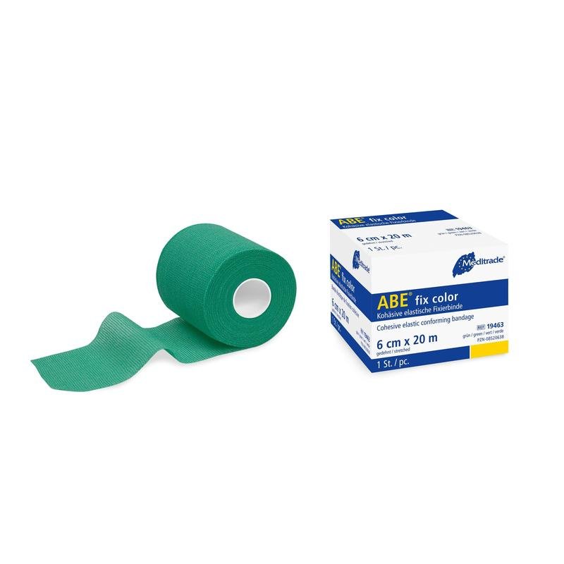 ABE® fix color erittäin joustava kiinnitysside, 6 cm x 20 m