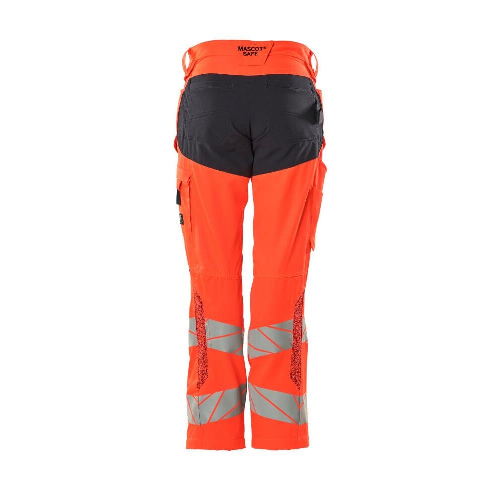 Housut, naiset, DIAMOND, polvitaskut, stretch housut