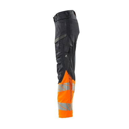 Housut, naiset, DIAMOND, polvitaskut, stretch housut