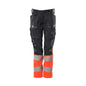 Housut, naiset, DIAMOND, polvitaskut, stretch housut