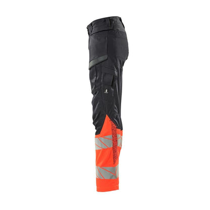 Housut, naiset, DIAMOND, polvitaskut, stretch housut