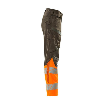Housut, naiset, DIAMOND, polvitaskut, stretch housut