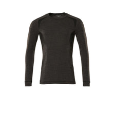 Toimiva aluspaita, kevyt toiminnallinen aluspaita, tumma antrasiitti/musta