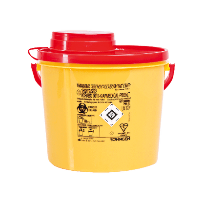 Kanülenabwurfbehälter PSB rund 5 Liter