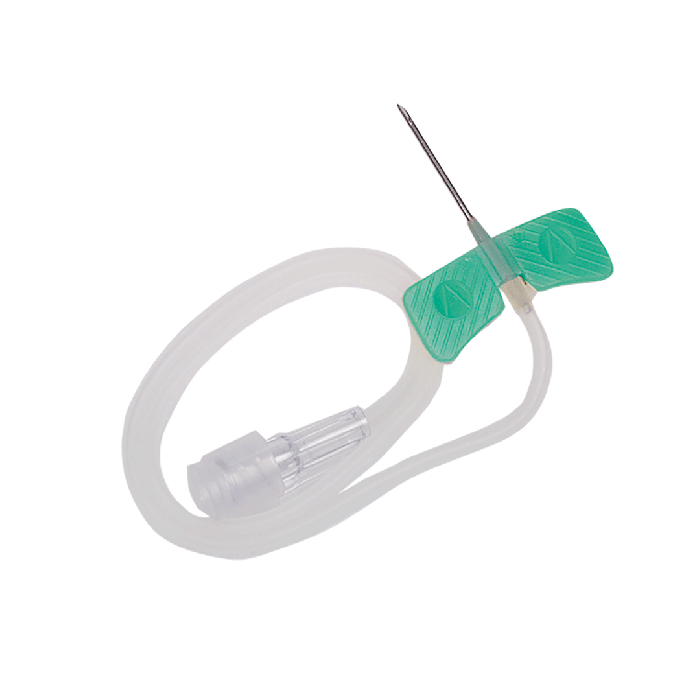 Schmetterlingskanüle G 21 - 0,80  grün