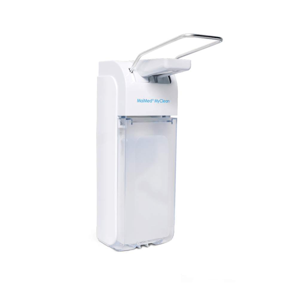 MaiMed MyClean yleisannostelija muovia varsivivulla valkoinen 500ml & 1l (sis. 500ml adapterin) | Pullo (500ml)