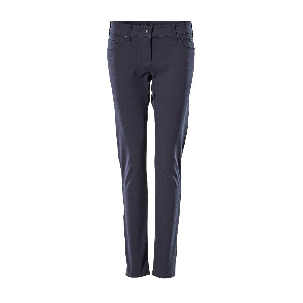 Housut, naiset, PEARL, stretch, vaaleat housut, musta-sininen
