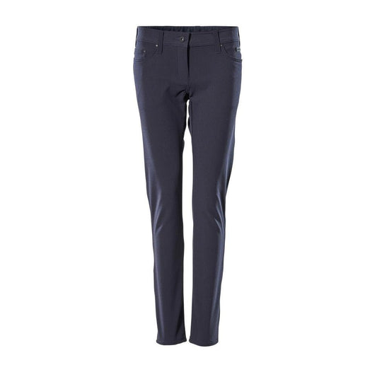 Housut, naiset, PEARL, stretch, vaaleat housut, musta-sininen