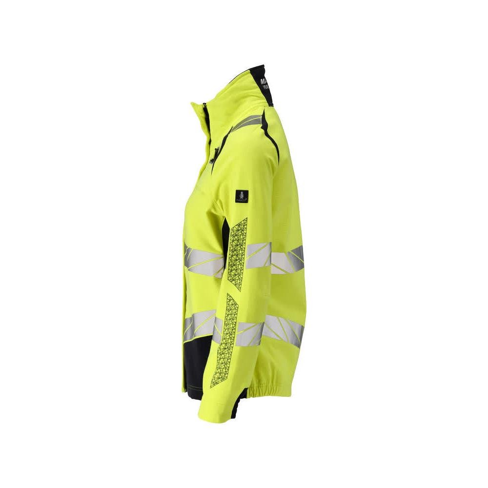 Takki, naiset, ULTIMATE STRETCH työtakki Multisafe, hi-vis keltainen/musta-sininen