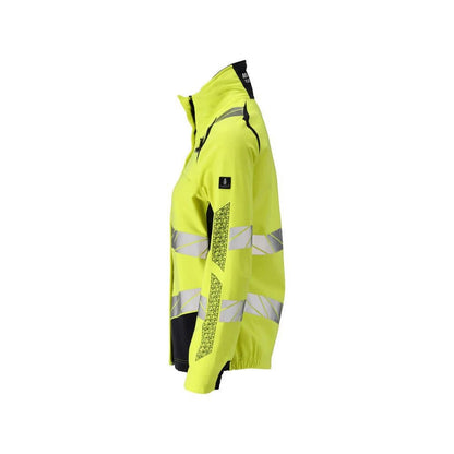 Takki, naiset, ULTIMATE STRETCH työtakki Multisafe, hi-vis keltainen/musta-sininen