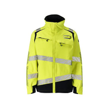 Takki, ULTIMATE STRETCH työtakki Multisafe, hi-vis keltainen/musta-sininen