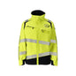 Takki, ULTIMATE STRETCH työtakki Multisafe, hi-vis keltainen/musta-sininen
