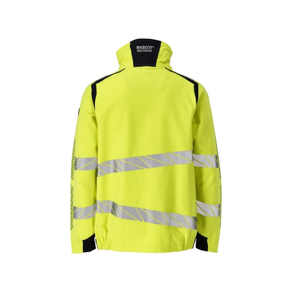 Takki, ULTIMATE STRETCH työtakki Multisafe, hi-vis keltainen/musta-sininen