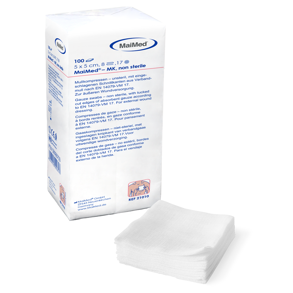 MaiMed-MK-epästeriili sideharsopakkaus 100 kpl/paperipussi