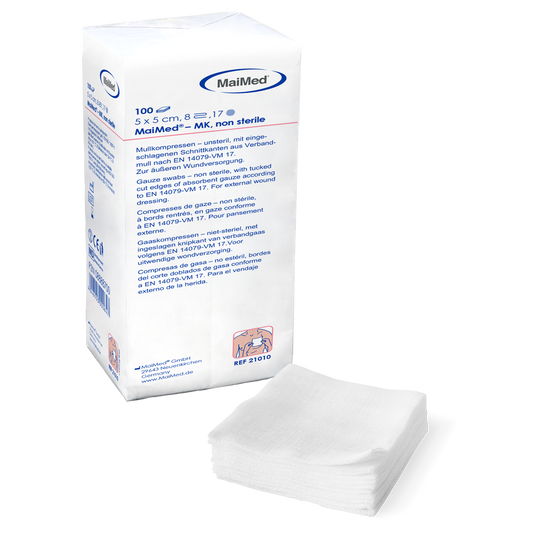 MaiMed-MK-epästeriili sideharsopakkaus 100 kpl/paperipussi