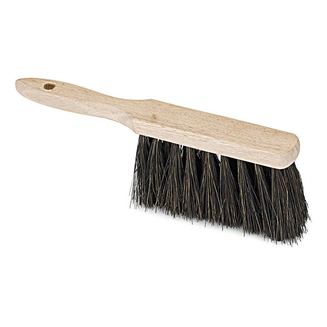 Nölle Profi-Brush teollisuuskäsi Arenga (28 cm) Nölle Profi Brush Bürsten- & Pinseltechnik e.K.:lta on vaalea puukahva ripustusreiällä ja jäykät tummat harjakset, jotka ovat ihanteellisia pienen lian lakaisemiseen. Sisältää 1 kappaleen.