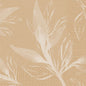 Beige, pilkullinen tausta, jossa on valkoisia, puoliläpinäkyviä kasvinlehtiä, antaa näille Duni GmbH Zellt.-Serv. 33 cm 3-kerroksiset 1/4-taitto luonnolliset paperiservetit (50 kappaleen pakkaus) tyylikkään, rakenteellisen ilmeen, ihanteellinen ympäristöystävällisesti katetuille pöydille.