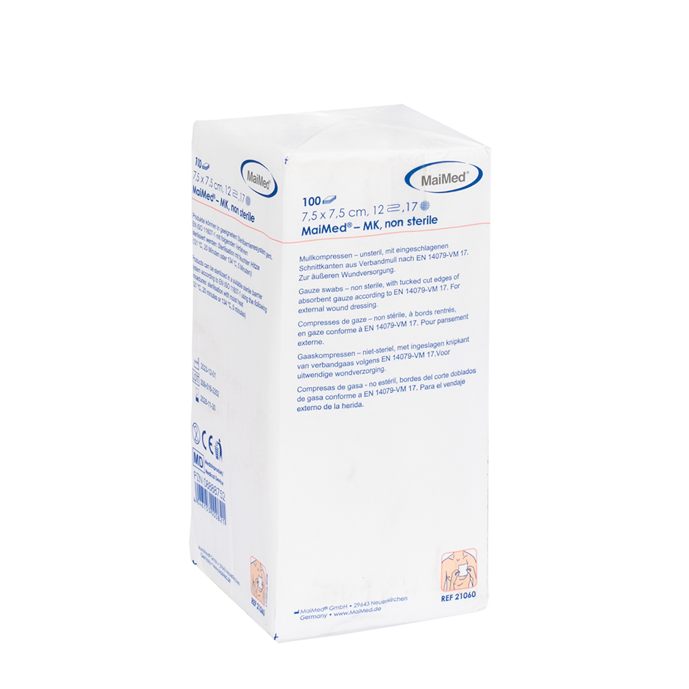 MaiMed-MK-epästeriili sideharsopakkaus 100 kpl/paperipussi