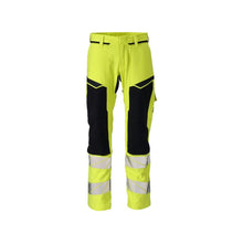 Housut, polvitaskut, ULTIMATE STRETCH -housut Multisafe, hi-vis keltainen/musta-sininen