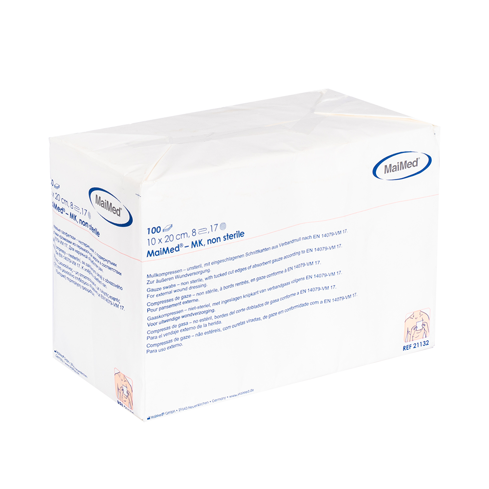 MaiMed-MK-epästeriili sideharsopakkaus 100 kpl/paperipussi