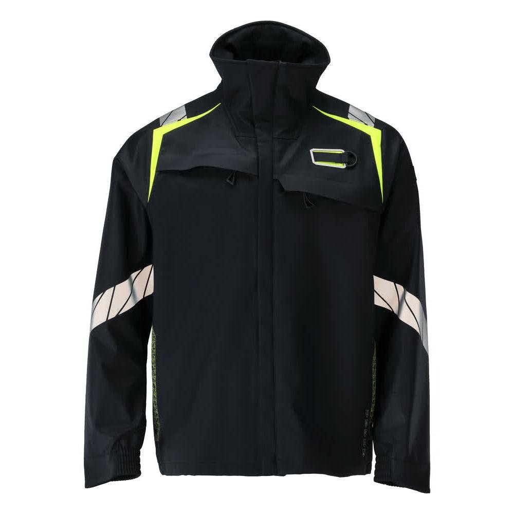 Softshell-takki Multisafe softshell-takki, musta sininen/hi-vis keltainen