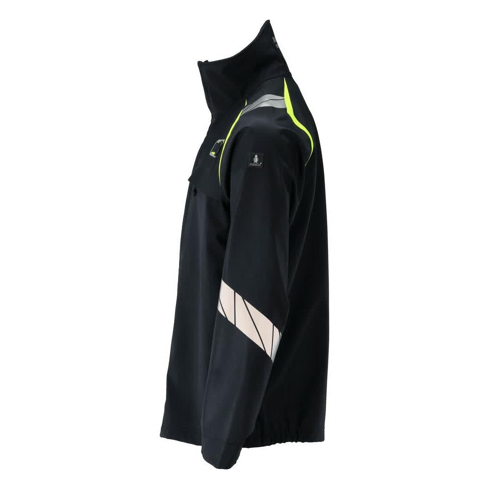 Softshell-takki Multisafe softshell-takki, musta sininen/hi-vis keltainen