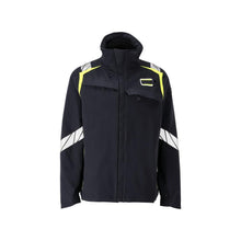 Takki, ULTIMATE STRETCH työtakki Multisafe, musta sininen/hi-vis keltainen