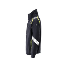 Takki, ULTIMATE STRETCH työtakki Multisafe, musta sininen/hi-vis keltainen