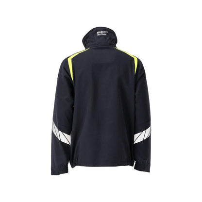 Takki, ULTIMATE STRETCH työtakki Multisafe, musta sininen/hi-vis keltainen