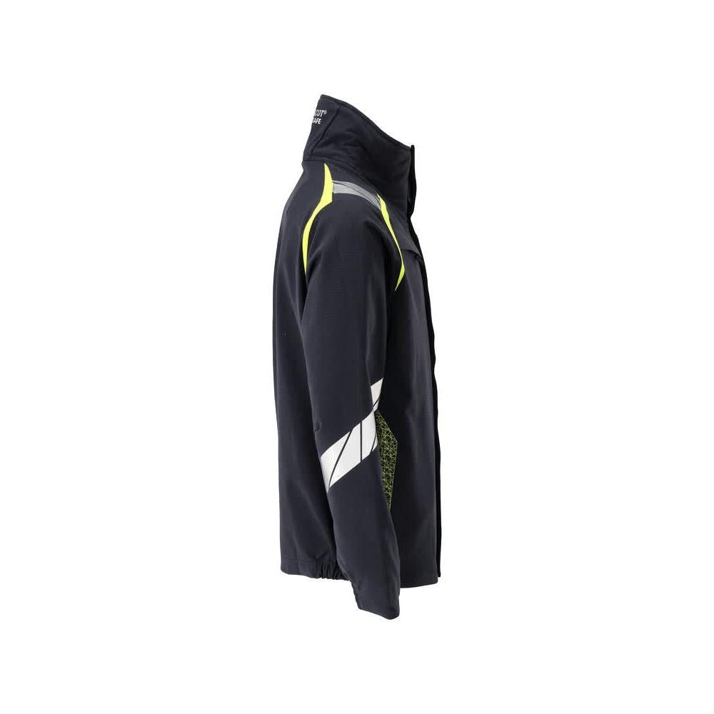 Takki, ULTIMATE STRETCH työtakki Multisafe, musta sininen/hi-vis keltainen