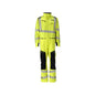 Kaiken kaikkiaan polvitaskut, joustavien sisäosien yhdistelmä Multisafe, hi-vis keltainen/musta-sininen