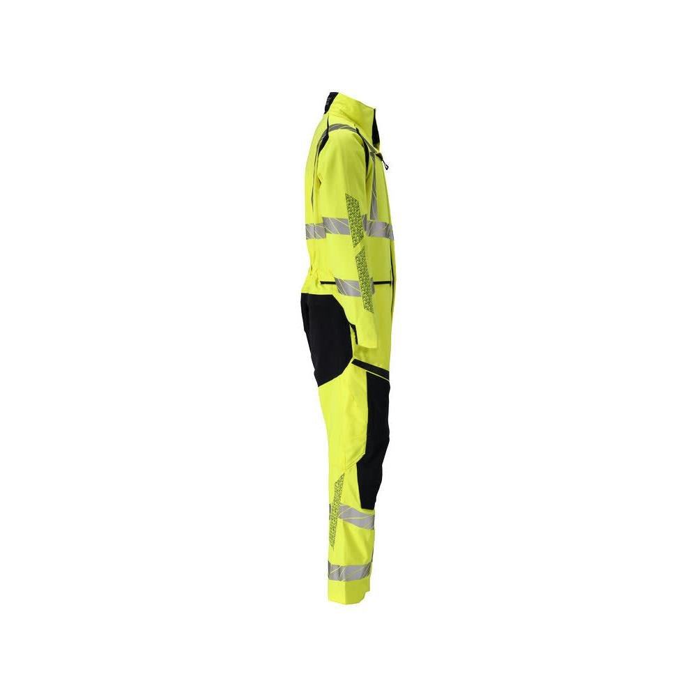 Kaiken kaikkiaan polvitaskut, joustavien sisäosien yhdistelmä Multisafe, hi-vis keltainen/musta-sininen