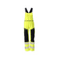 Dungarees, polvitaskut, stretch-sisäkkeet Multisafe dungarees, hi-vis keltainen/musta-sininen