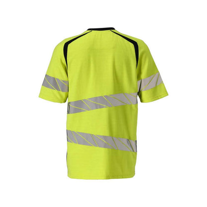 T-paita, moderni istuvuus T-paita Multisafe, hi-vis keltainen/musta-sininen