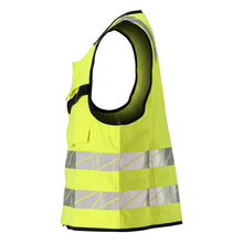 Työkaluliiivi Multisafe, hi-vis keltainen/musta-sininen