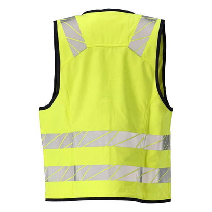 Työkaluliiivi Multisafe, hi-vis keltainen/musta-sininen