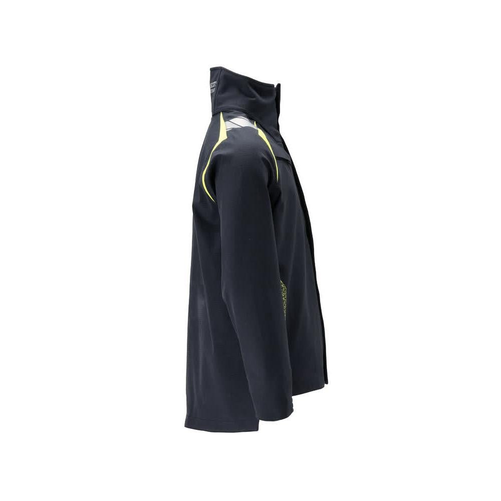 Hard Shell Jacket Jacket Multisafe, musta sininen/hi-vis keltainen