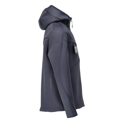 Softshell-takki, huppu, moderni istuva softshell-takki