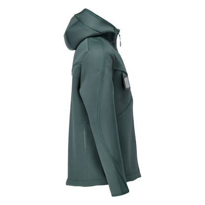Softshell-takki, huppu, moderni istuva softshell-takki