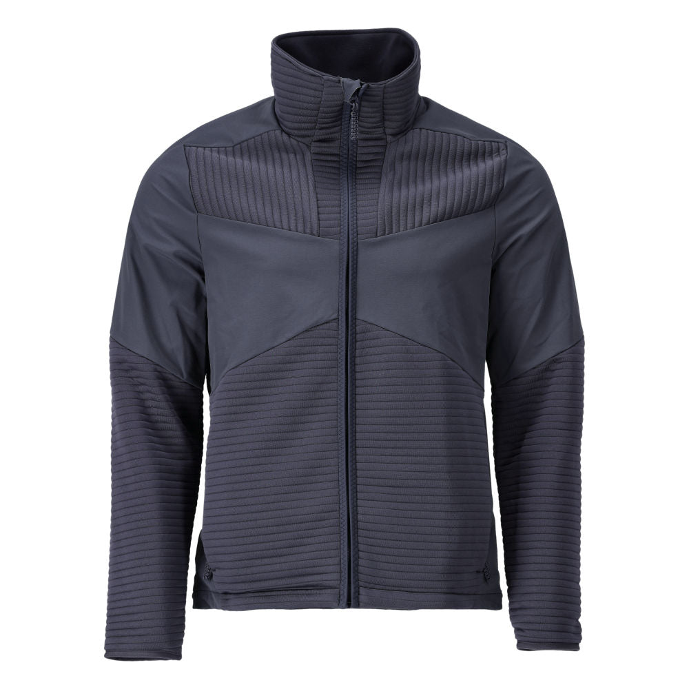 Fleece-neulepusero vetoketjulla, microfleece-takkivuori