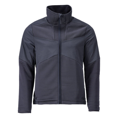 Fleece-neulepusero vetoketjulla, microfleece-takkivuori