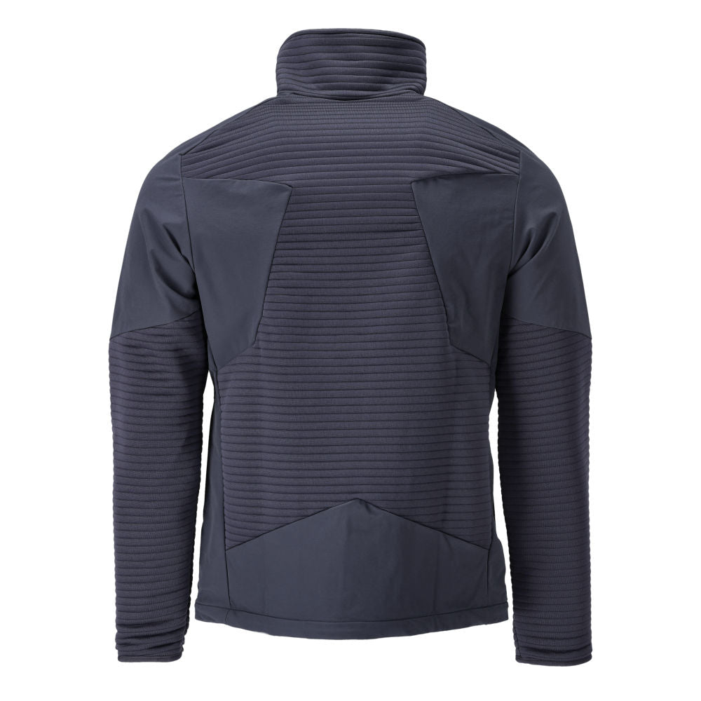 Fleece-neulepusero vetoketjulla, microfleece-takkivuori