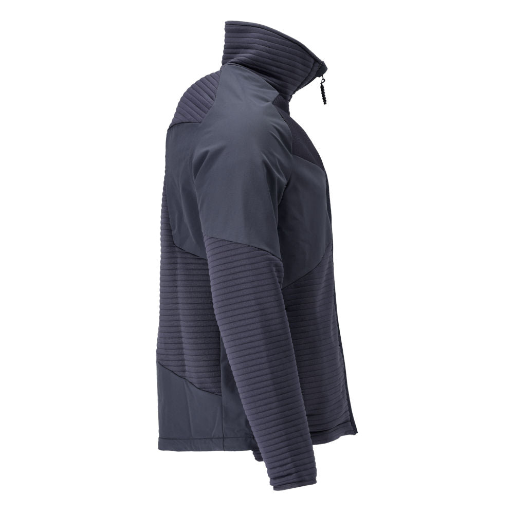 Fleece-neulepusero vetoketjulla, microfleece-takkivuori