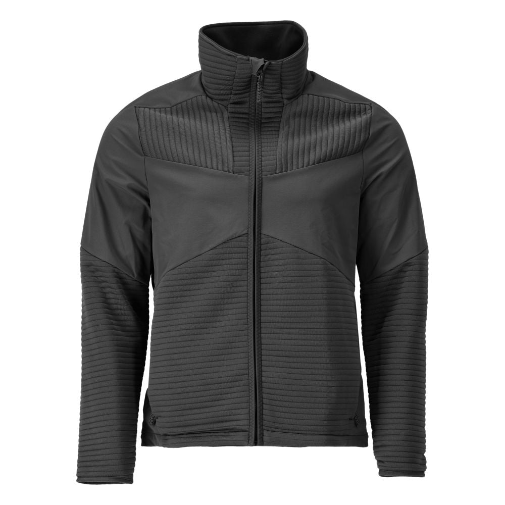 Fleece-neulepusero vetoketjulla, microfleece-takkivuori