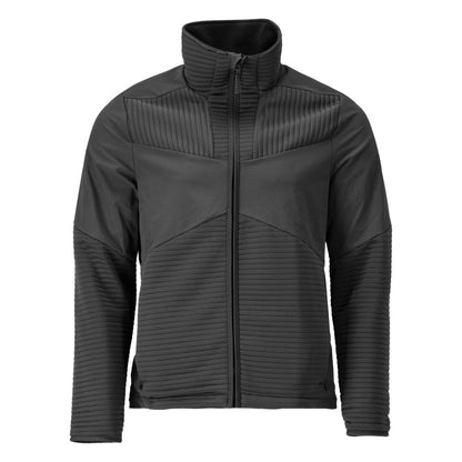 Fleece-neulepusero vetoketjulla, microfleece-takkivuori